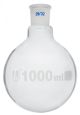 Flask Boiling with joint 1000ml, socket size 29/32, round bottom, interchangeable joint, single neck, borosilicate glass