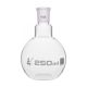 Flask Boiling with joint, flat bottom, short neck, interchangeable joint 250ml, socket size 19/26, borosilicate glass