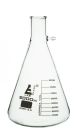 Flask Filtering 5000 ml, Conical, with integral side arm
