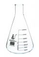Flask Conical 2000ml, narrow neck, borosilicate glass