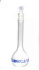 Eisco Class A Glass Volumetric Flasks with Stoppers, 50 mL