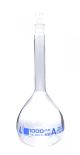 Eisco Class A Glass Volumetric Flasks with Stoppers, 1000 mL