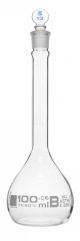 Flasks Volumetric with Glass Stopper Class - B, 100ml White Graduation