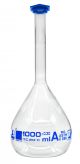 Flask Volumetric w/ Snap Cap class A 1000ml Blue graduation