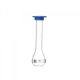 Flask Volumetric w/ Snap Cap Class B 5ml White graduation