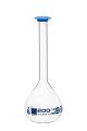 Flask Volumetric w/ Snap Cap Class B 200ml Blue graduation