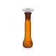 Flask Volumetric Amber class 'A', cap. 5ml, fitted with polypropylene stopper, borosilicate glass