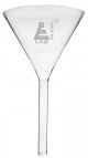 Funnel Filter 12.5cm, Borosilicate glass, plain at 60° angle