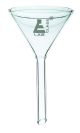 Funnel Filter 15cm, Borosilicate glass, plain at 60° angle