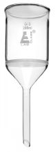 Funnel Buchner, cap. 200ml., Plain stem, borosilicate glass