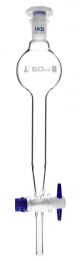 Funnel Separating - Gilson, cap. 50ml, Socket size 14/23, borosilicate glass with PTFE key stopcock