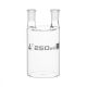 Gas wash bottle Woulff 250ml, borosilicate glass with two necks
