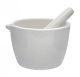 Mortar & Pestle, Porcelain, heavy pattern, outer dia 165mm, cap. 750ml.