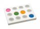 Spot Plate, 12 Well, Plate is approximately 4.5in X 3.5in