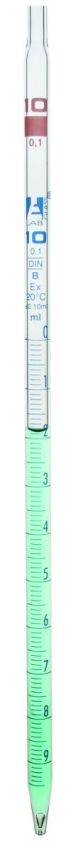 Pipette Serological class 'B' 10.0ml, Orange