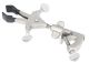 2 Prong Double Adjustable Universal Clamp, with integral bosshead