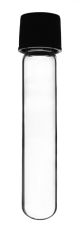 Test Tube, cap. 5ml, 75x16mm, plain with bakelite screw cap & rubber liner