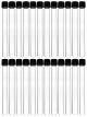 Test Tube Plain Glass with bakelite screw cap & rubber liner, 20ml, 150x16mm PK/24
