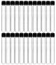 Test Tube Plain Glass with bakelite screw cap & rubber liner, 25ml, 150x18mm PK/24