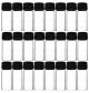 Test Tube Flat bottom Glass, 25x57mm, 5ml, with bakelite screw cap PK/24