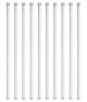 Rod Stirring Glass, button ends, L 30cm, Dia 7mm, pk of 10 rods - Borosilicate glass