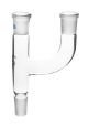 Adapter Multiple - Two necks parallel, Socket size 24/29, Cone size 24/29
