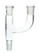 Adapter Multiple - Two necks parallel, Socket size 19/26, Cone size 34/35