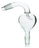 Splash Head Sloping Pear Shape, Cone size to fit flask 24/29, to fit condenser 24/29