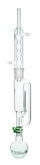 Soxhlet Extraction Apparatus, cap. 100ml, Flask size 250ml.