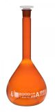 Flasks Volumetric , Amber with Stopper, Class- A 2000 ml & individual work certificate