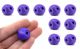 Molecular Model Part, Purple Ball, 2.2 cm, 5 holes, pkg 10