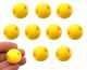 Molecular Model Part, Yellow Ball, 2.2 cm, 2 holes, pkg 10
