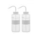 No Label PP Wash Bottle 1000ml, Wide Mouth, 1 Color - Pack of 2