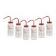 Acetone PP Wash Bottle 500ml, Wide Mouth, 2 Color - Pack of 6
