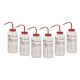 Acetone PP Wash Bottle 1000ml, Wide Mouth, 1 Color - Pack of 6