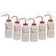 Acetone PP Wash Bottle 1000ml, Wide Mouth, 2 Color - Pack of 6