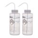 Distilled Water PP Wash Bottle 1000ml, Wide Mouth, 2 Color - Pack of 2