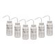 Ethanol PP Wash Bottle 500ml, Wide Mouth, 1 Color - Pack of 6