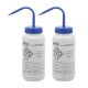 Sodium Hypochlorite (Bleach) PP Wash Bottle 500ml, Wide Mouth, 2 Color - Pack of 2