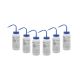 Sodium Hypochlorite (Bleach) PP Wash Bottle 500ml, Wide Mouth, 2 Color - Pack of 6