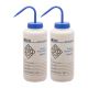 Sodium Hypochlorite (Bleach) PP Wash Bottle 1000ml, Wide Mouth, 2 Color - Pack of 2