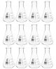Flask, Erlenmeyer Glass, Boro 3.3, 100ML Pkg/12 Fl0703
