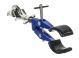 Blue Zinc Alloy Ring Clamp - Rubber coated with Boss head