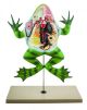 Frog model on stand without open back
