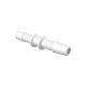Eldon James Reducer Straight 1/4in Natural Kynar (PVDF), 100/PK