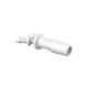 Eldon James Reduction Y-Connector, 1/8in x 1/8in x 1/4in Polypropylene (PP), 100/PK
