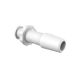 Eldon James 1/4in HB, Female Luer, Polypropylene (PP), 100/PK