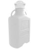 EZgrip® 20L (5 Gal) Autoclavable Polypropylene (PP) Space Saving Carboy with Wide Mouth 120mm VersaCap and 26.5L Max Capacity, Large Pinched Handles, 1/EA