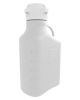 EZgrip® 5L (1 Gal) Autoclavable Polypropylene (PP) Space Saving Carboy with 83mm (83B) VersaCap and 6.9L Max Capacity, Large Pinched Handles, 1/EA