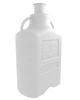 EZgrip® 20L (5 Gal) Autoclavable Polypropylene (PP) Space Saving Carboy with Wide Mouth 3in Sanitary Neck and 26.5L Max Capacity, Large Pinched Handles, 1/EA